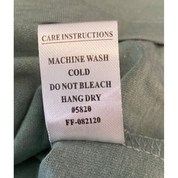 Free Fly Short Sleeve Sage T-Shirt Dress With Pockets Small - Picture 6 of 12